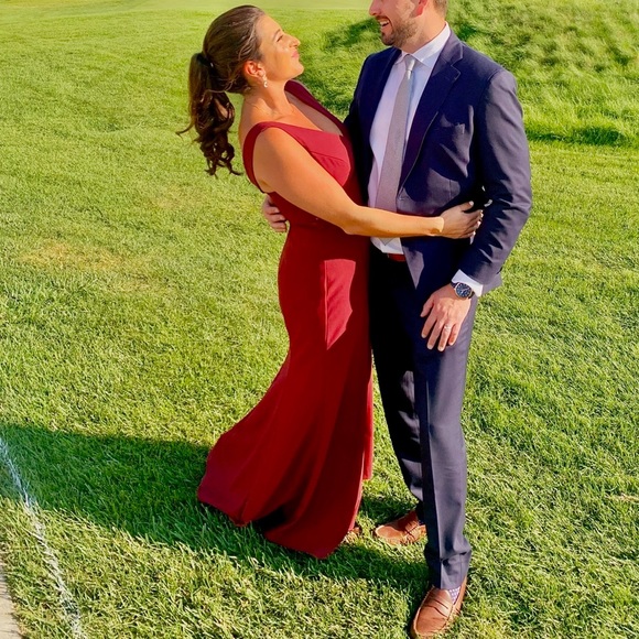 DESSY BRIDESMAIDS GOWN (CABERNET) STYLE 3060 - Picture 5 of 6